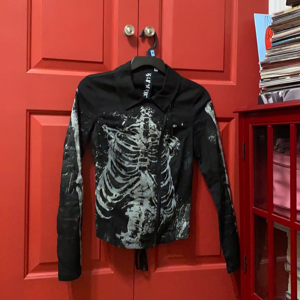 🖤 Lip service Ribcage Top/Jacket 🖤